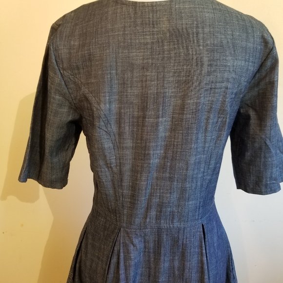 Eshakti chambray dress sz 4 - Picture 5 of 12